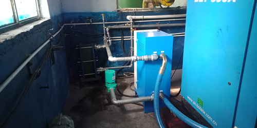 空壓機(jī)余熱回收熱水工程