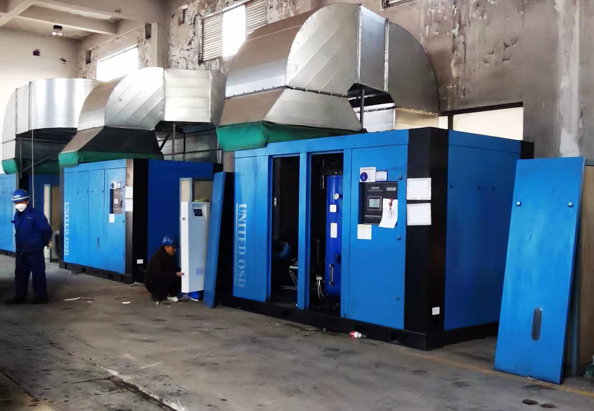 80度高溫型空壓機(jī)余熱回收機(jī)斯域